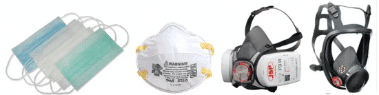 מסכת וירוס קורונה נשמית respiratory mask corona virus